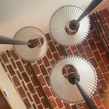 Wrought iron tripod lamp