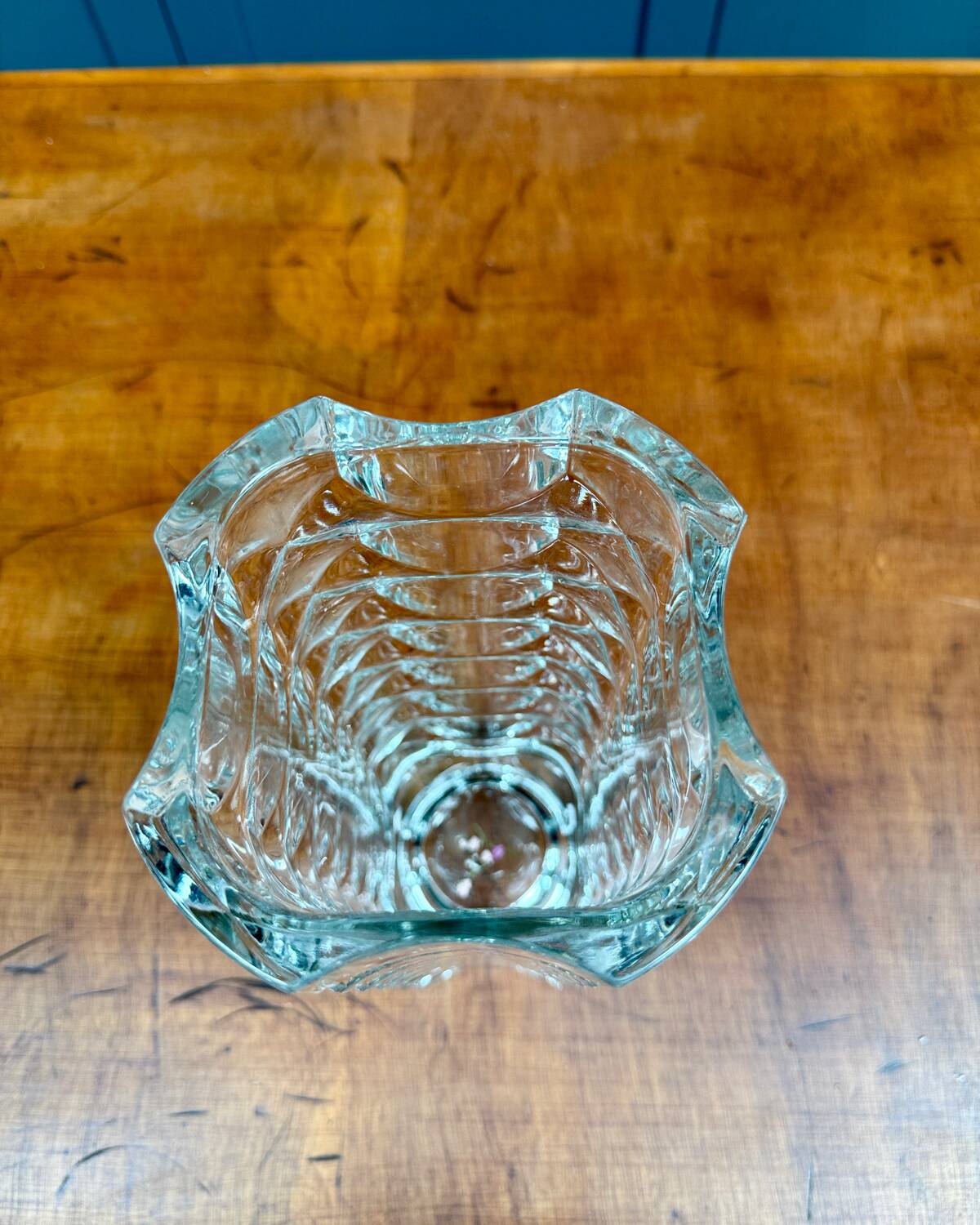 Crystal vase from the 70s