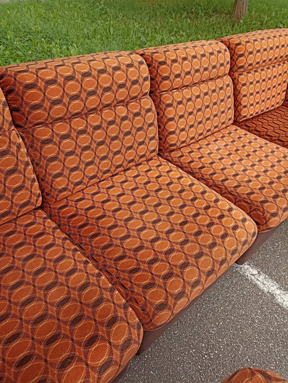 Vintage modular sofa