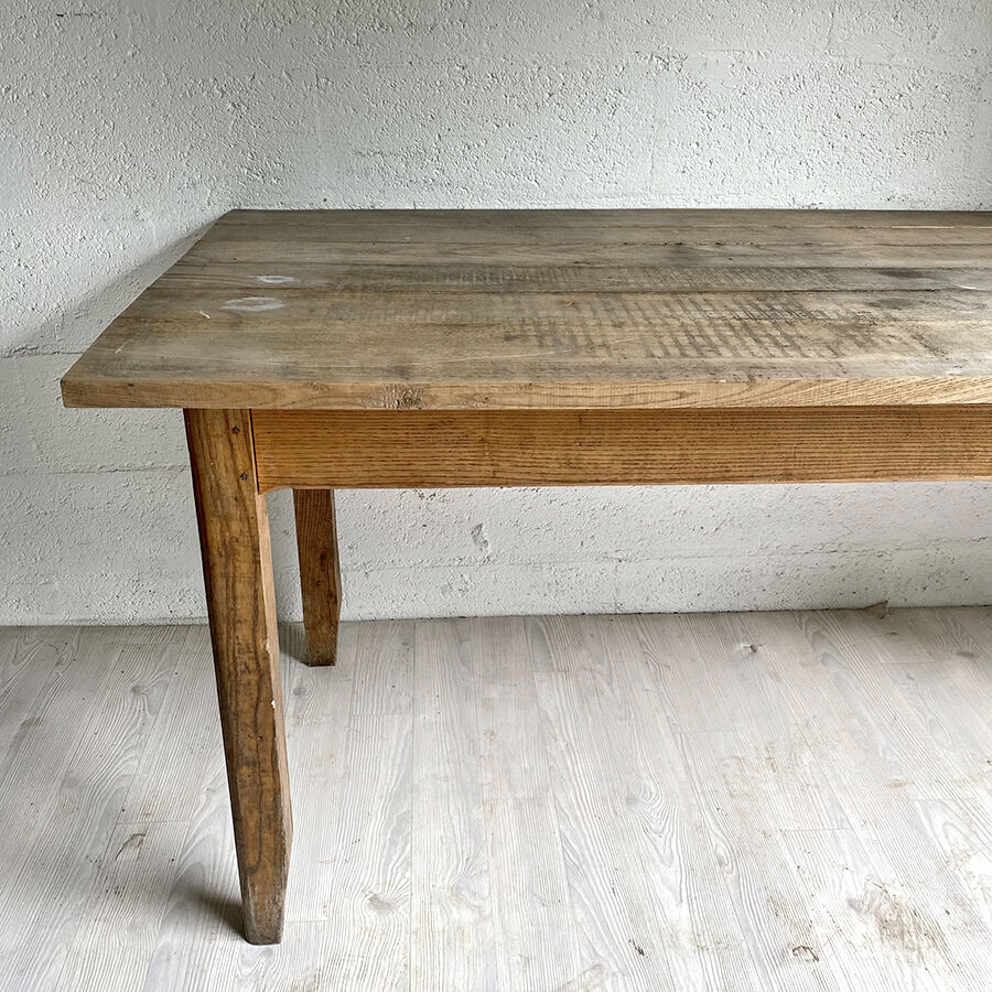 Farm table wood raw 50