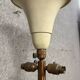 According to Mazda: Art Deco period mahogany floor lamp circa 1930