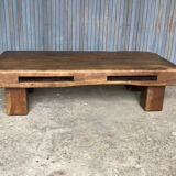 Solid oak coffee table