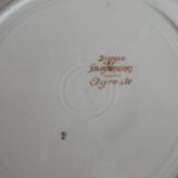 Lot 10 flat plates Digoin Sarreguemines Agreste