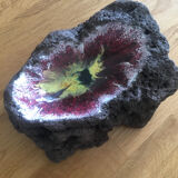 Lava stone ashtray and enamels