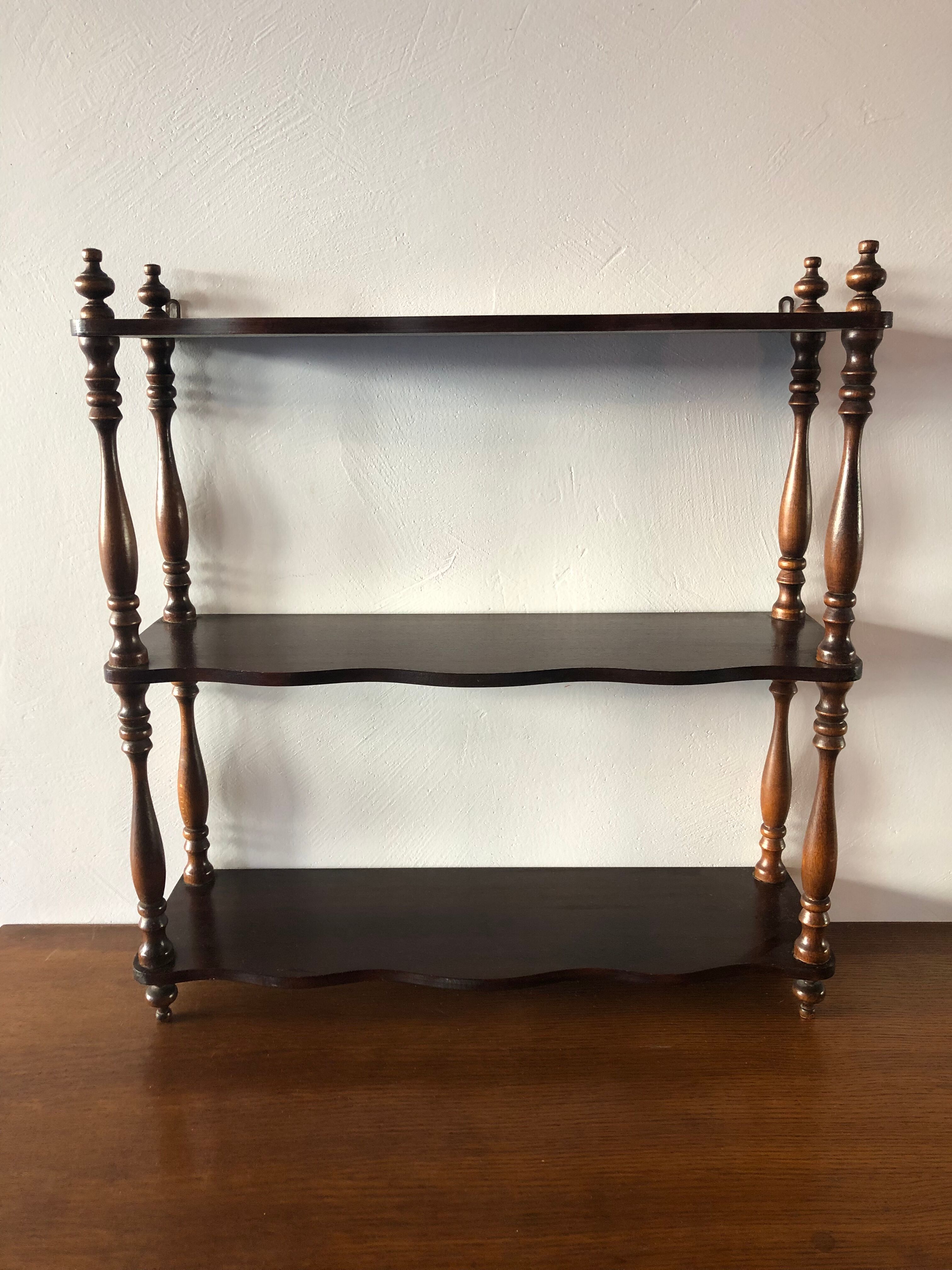 Old wooden shelf