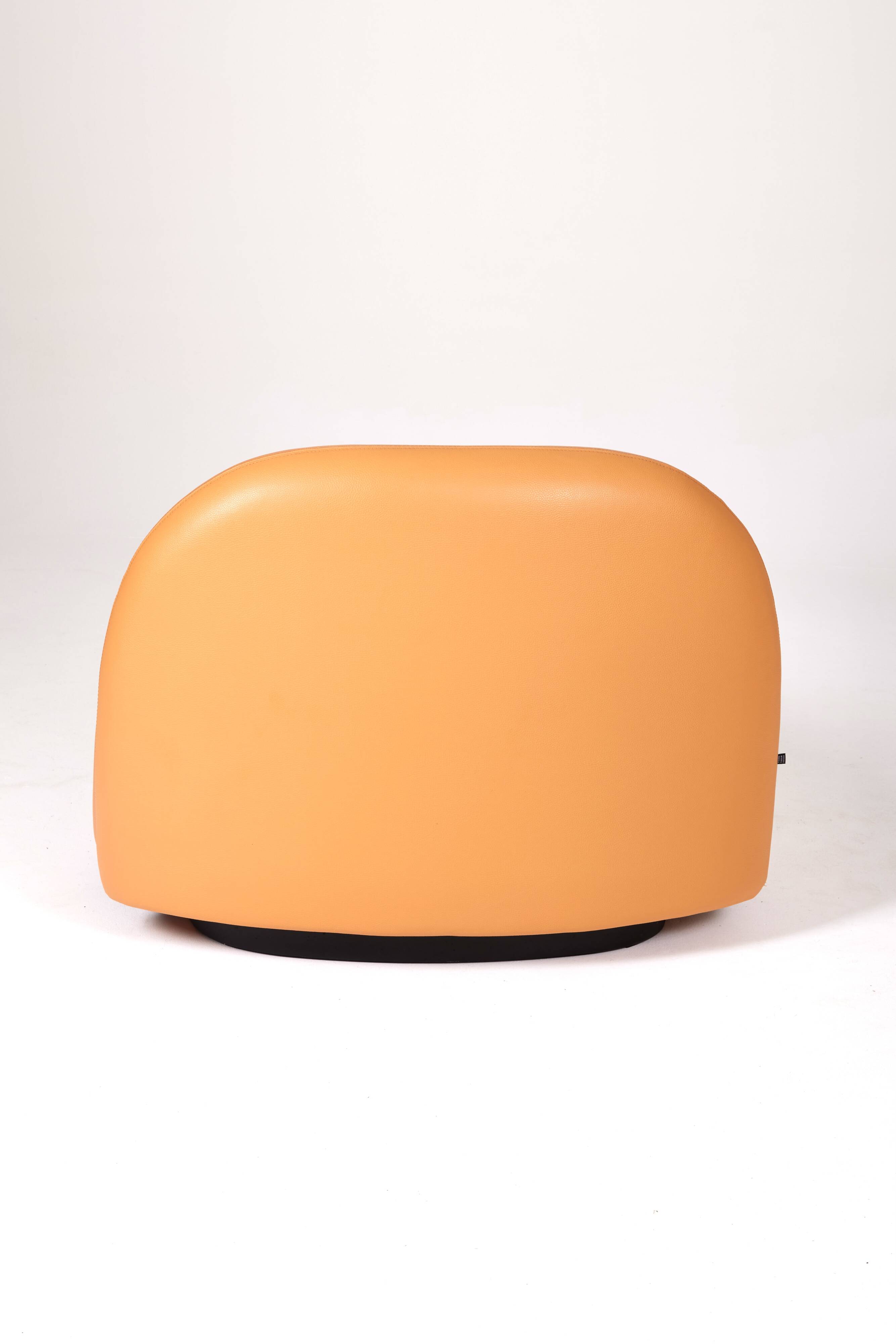 Fauteuil en cuir Elysée par Pierre Paulin édition Ligne Roset