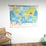 Vintage school map 1969