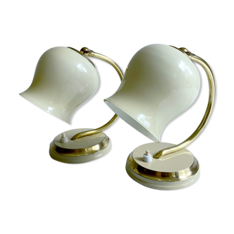 Pair of  art deco lamps, 30