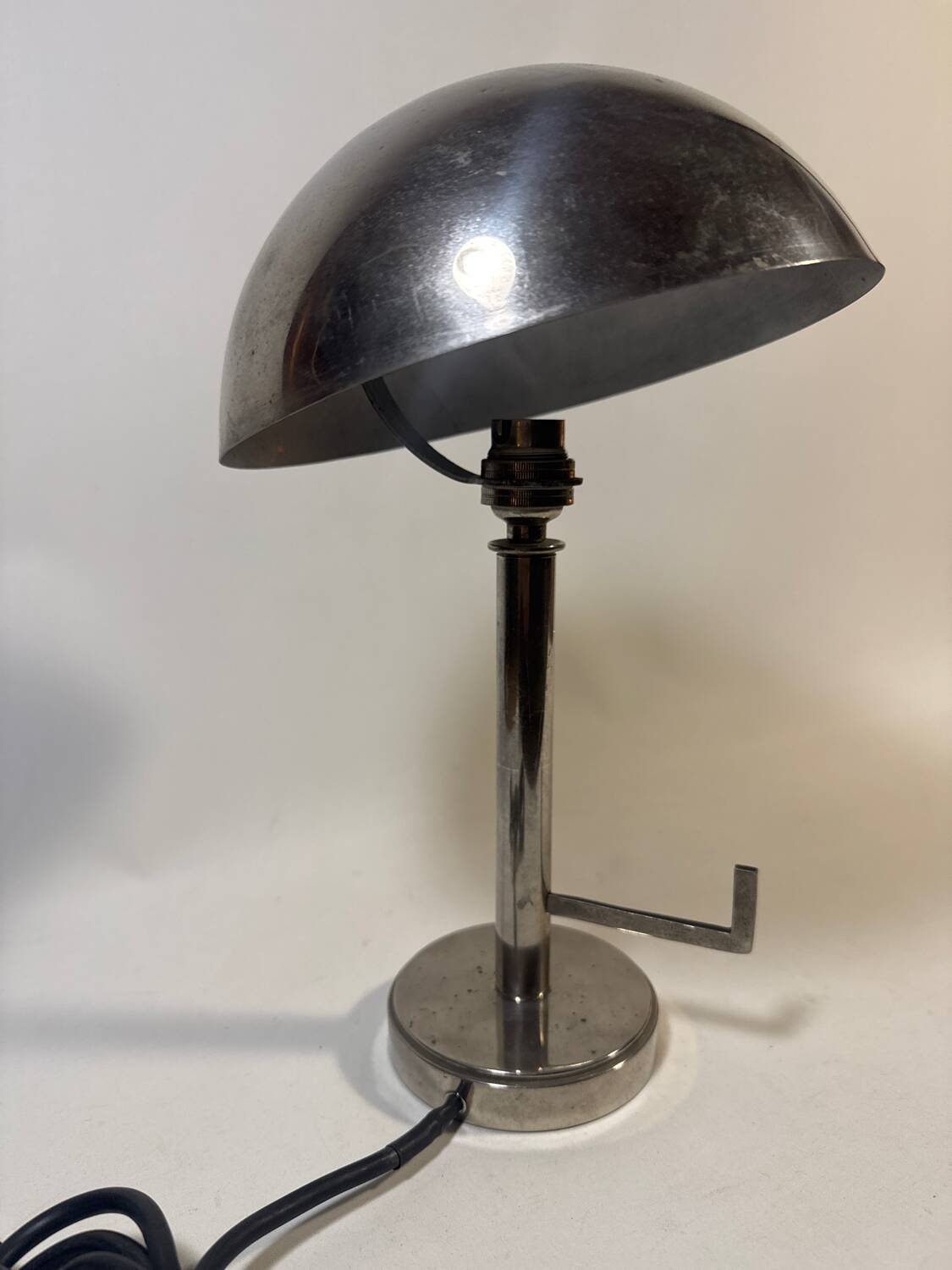 Lampe art deco en Nickel 1930