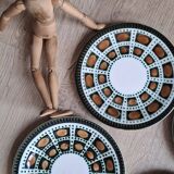 Set 6 assiettes Bernadette Boch 1966