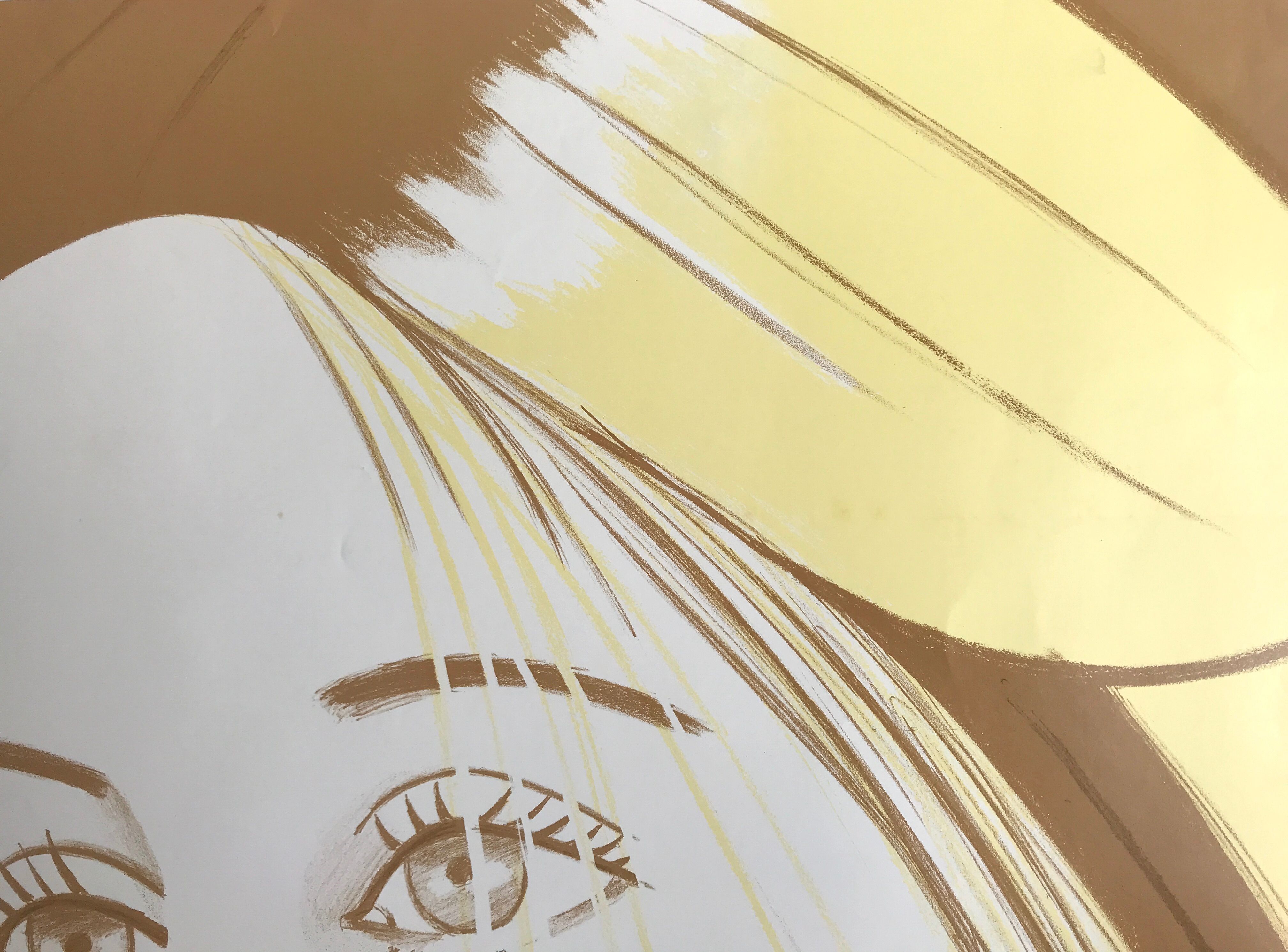 Original lithograph poster by Alex Katz, Galerie Roger d'Amécourt / FIAC, 1977