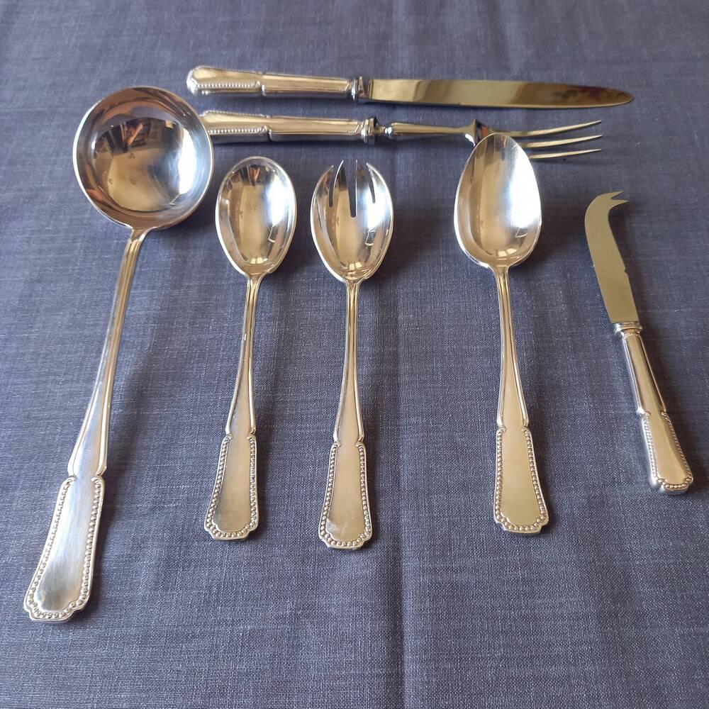 Housewife France Silver Metal Beads