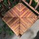 Pearl Turned Wood Corner Chair