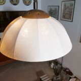 Danish Design Ceiling Lamp 70s Teak Height-adjustable