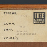 1950s shoe cabinet, Oldenburger Möbelwerkstätten