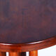 Restored art deco pedestal, beech, walnut, 1920s, czechia