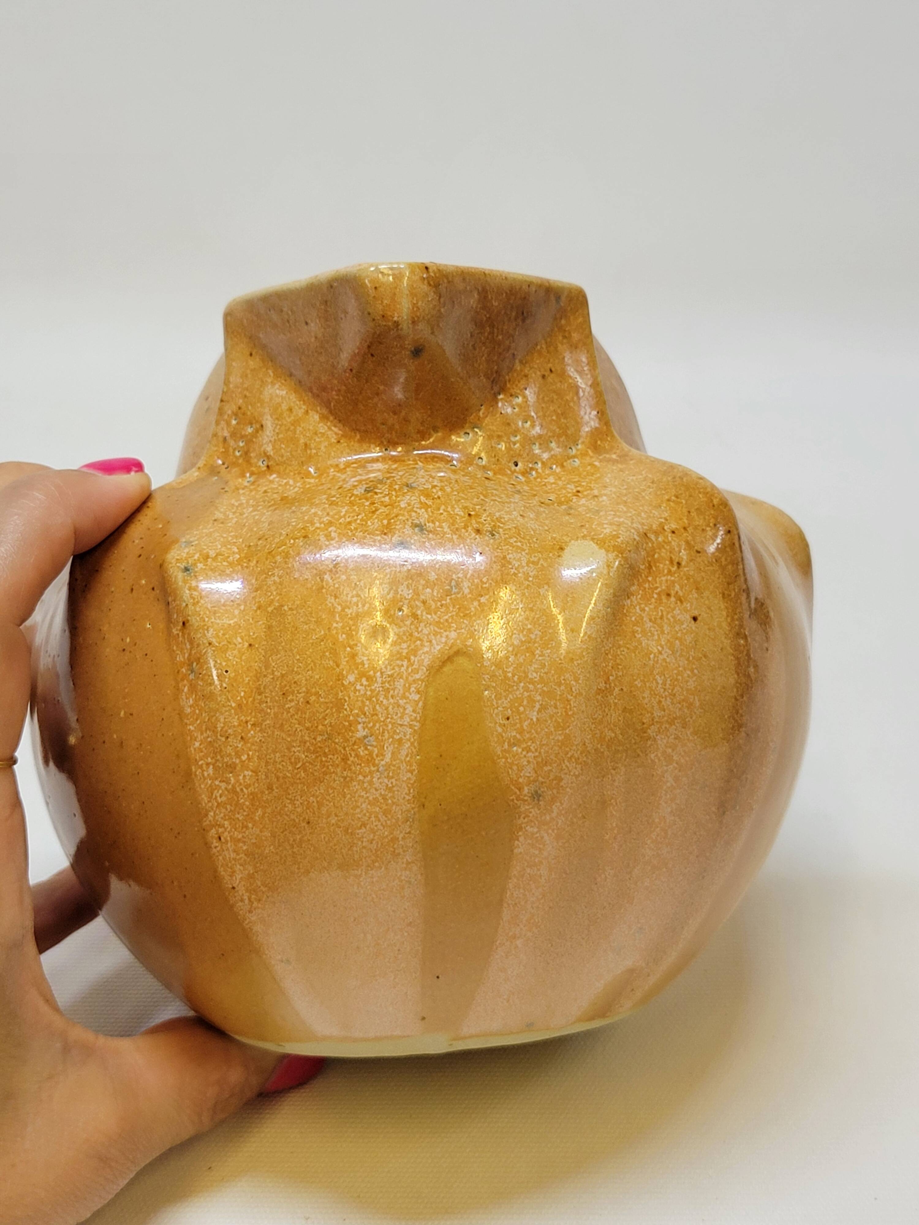 Antique Art Deco Art Nouveau Stoneware Pitcher Carafe 1 Liter