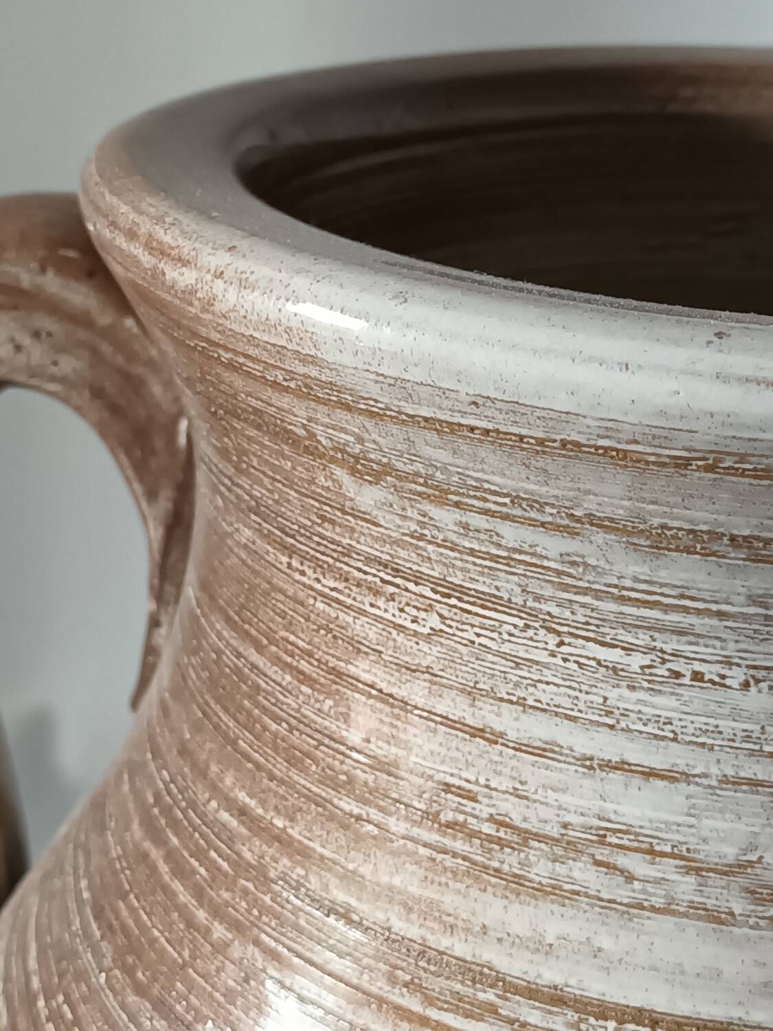 Vintage St Clément style ceramic jar