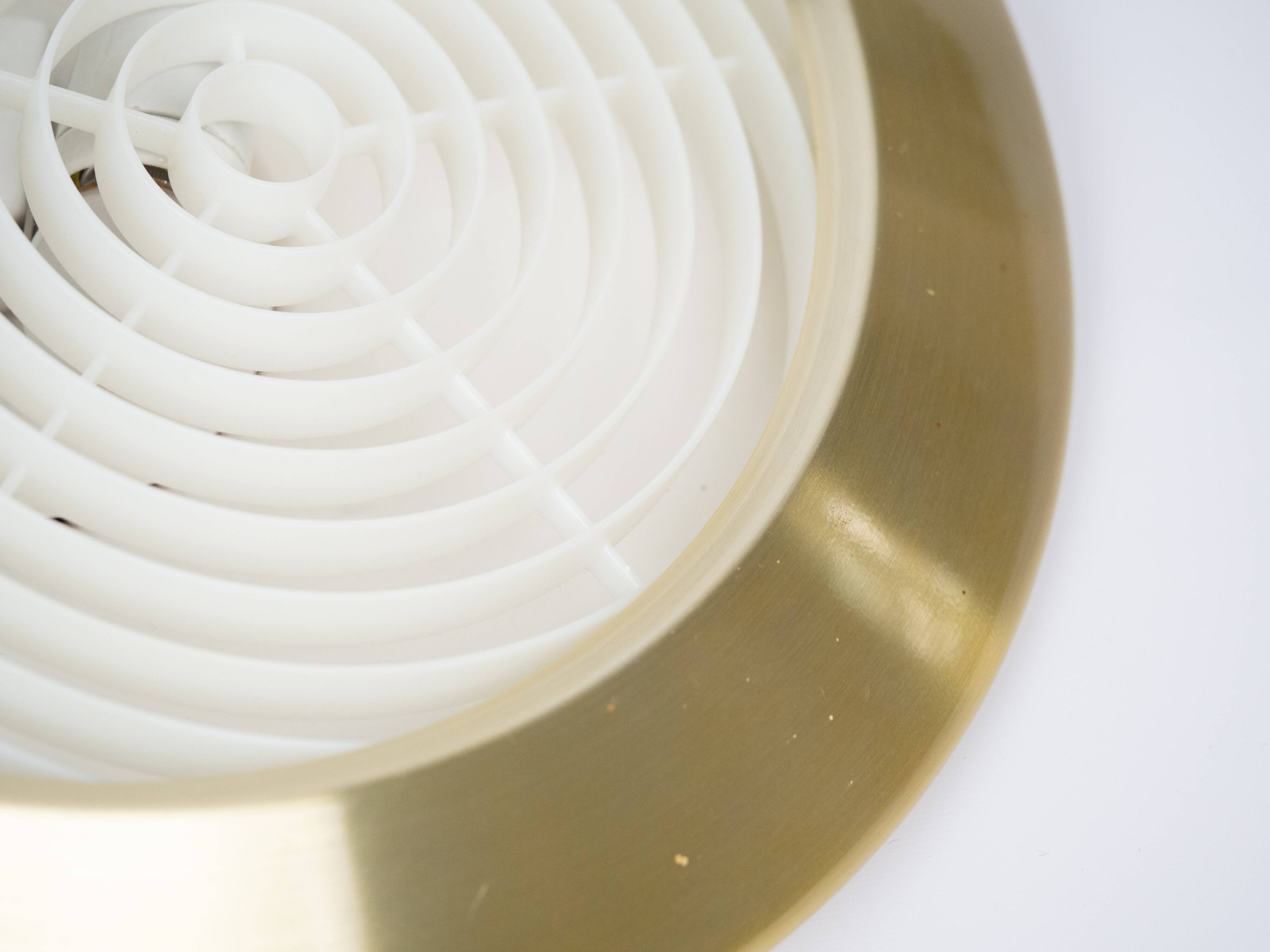 Danish Diskos vintage pendant lamp by Jo Hammerborg, Fog og Morup, 1965