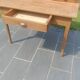 Antique solid oak desk with steps – 5 drawers