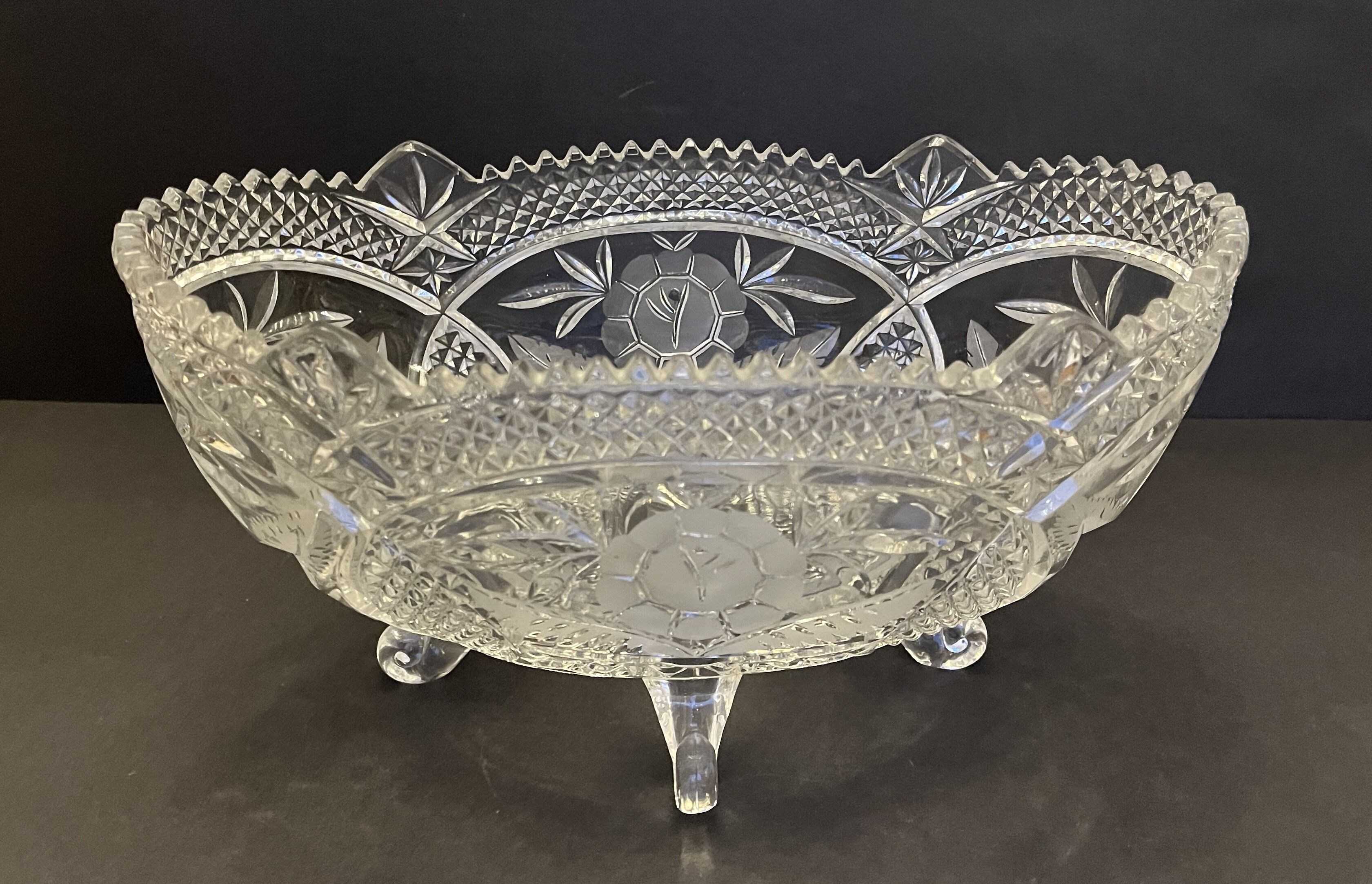 Coupe en cristal taillé