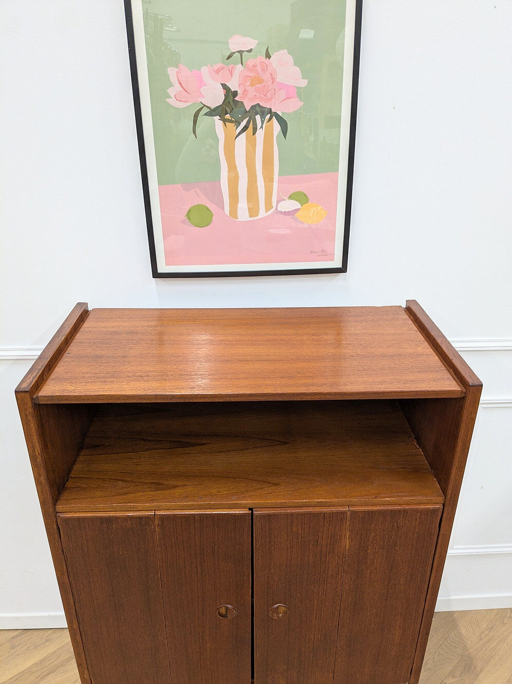Vintage Scandinavian teak sideboard from the 60s