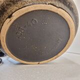 Lámpara cerámica Fat Lava con pantalla original, Scheurich Keramik, 60’s