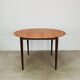 Table ronde scandinave en teck, 1960