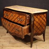 20th century French Louis XV style inlaid commode