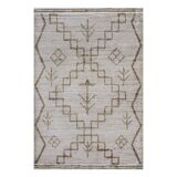 Hemp and wool carpet 160x230 ethnic motifs