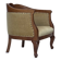 1960s, Danish side/children's armchair, light green furniture velour, oak w
