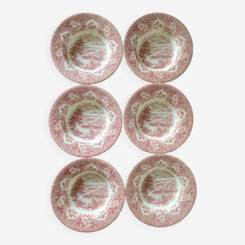 English porcelain soup plates