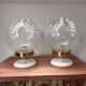 Paire d’appliques murales globes vintage