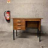 Vintage Look Wooden Desk Retro Design 1950 1960