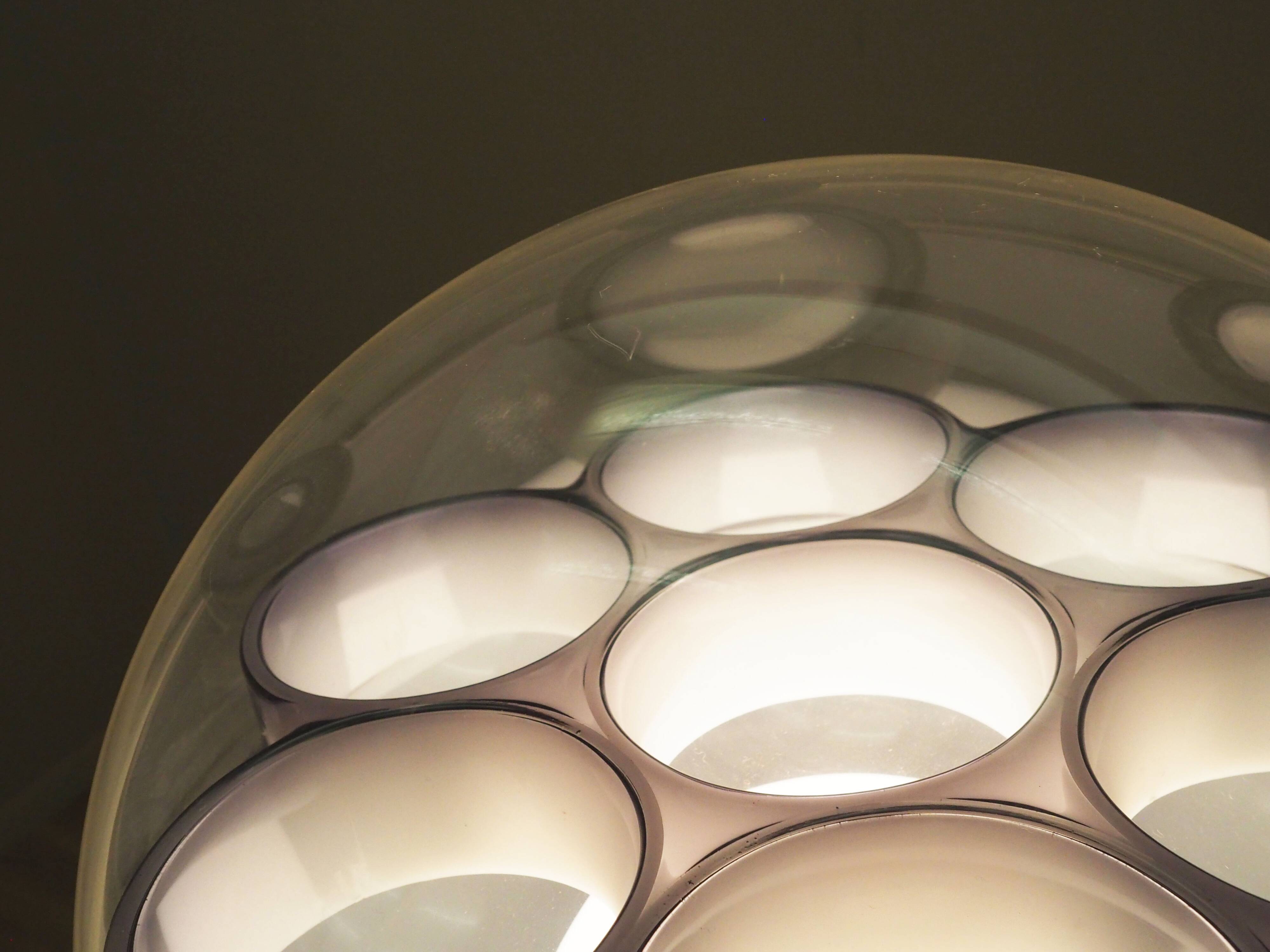 Floor lamp with ashtray, Space Age design, 1960s, production: Italy