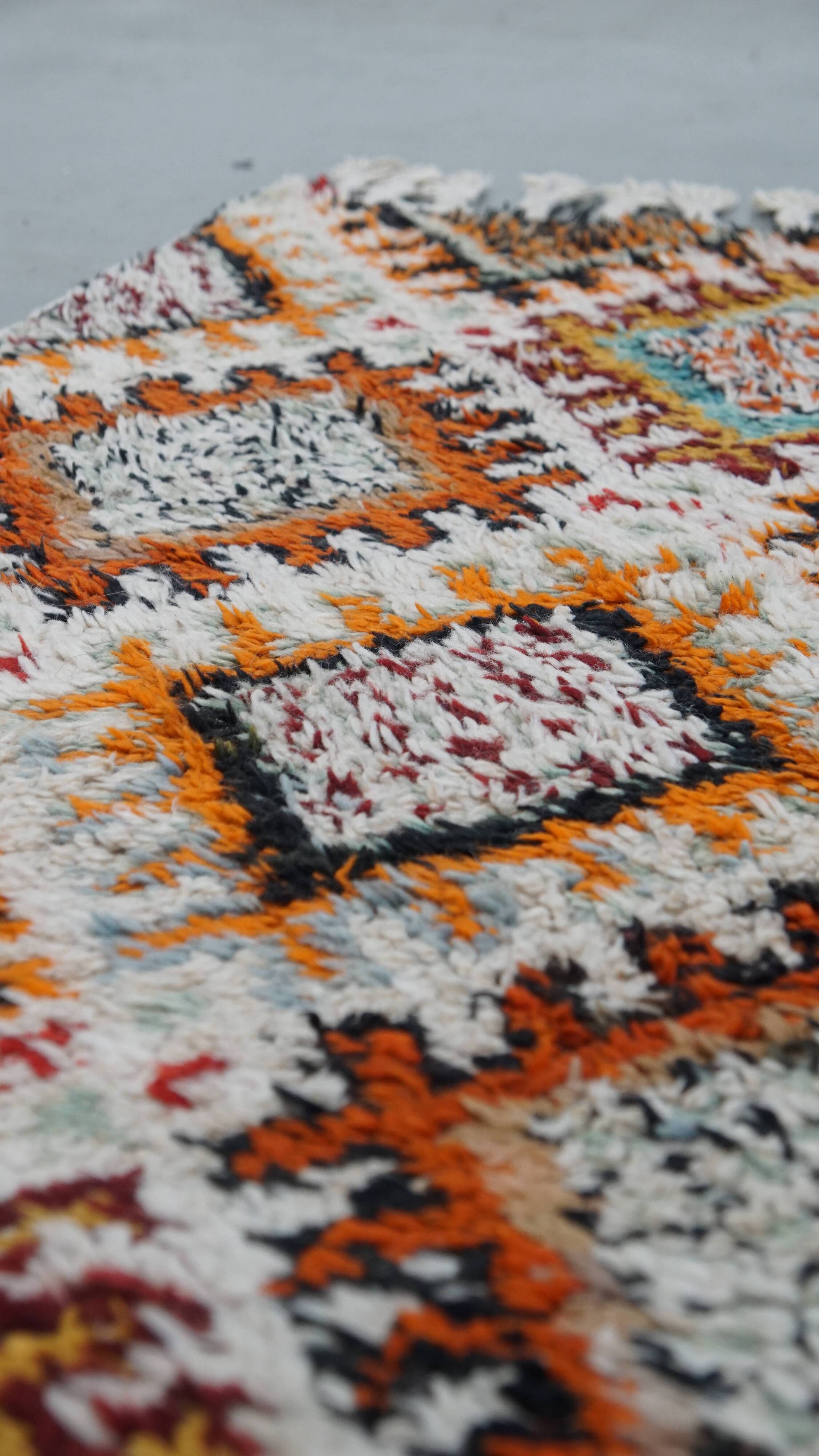Tapis vintage noué à la main 162 x 81 cm