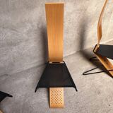 Series of 4 Chairs by Pietro Arosio for Airon 1980