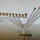 Menorah hanukkah candle holder with 9 candles design Korem 1970