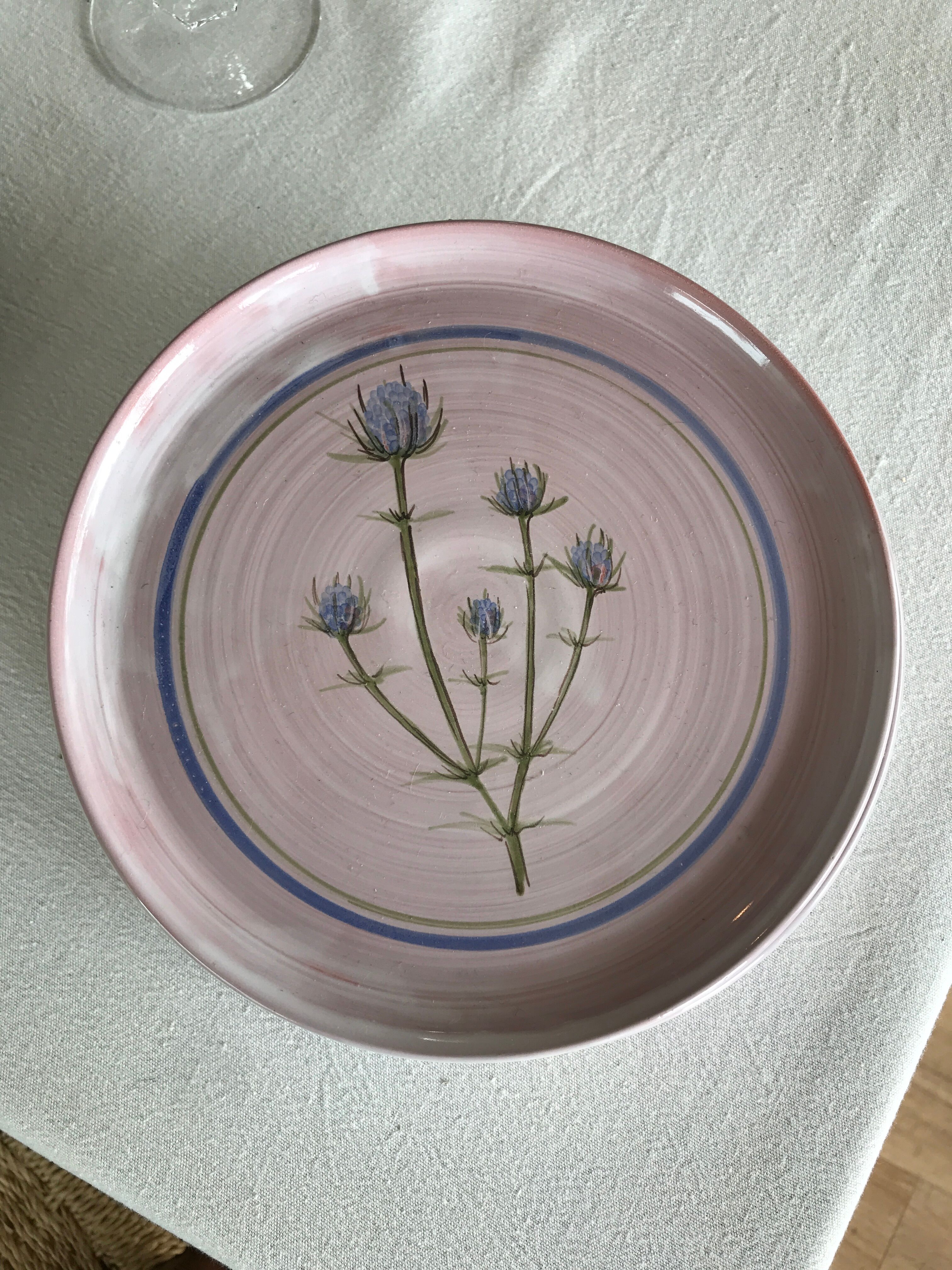 Assiettes dessert vintage