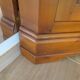 Beautiful corner cupboard - cherry stain - Drawer - one door - Louis Philippe style