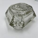 Cendrier en verre art déco