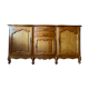 Low Provençal-style buffet of louis XV style in cherry wood, 3 doors