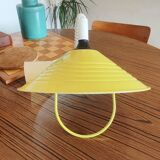 Yellow and white suspension with adjustable height.