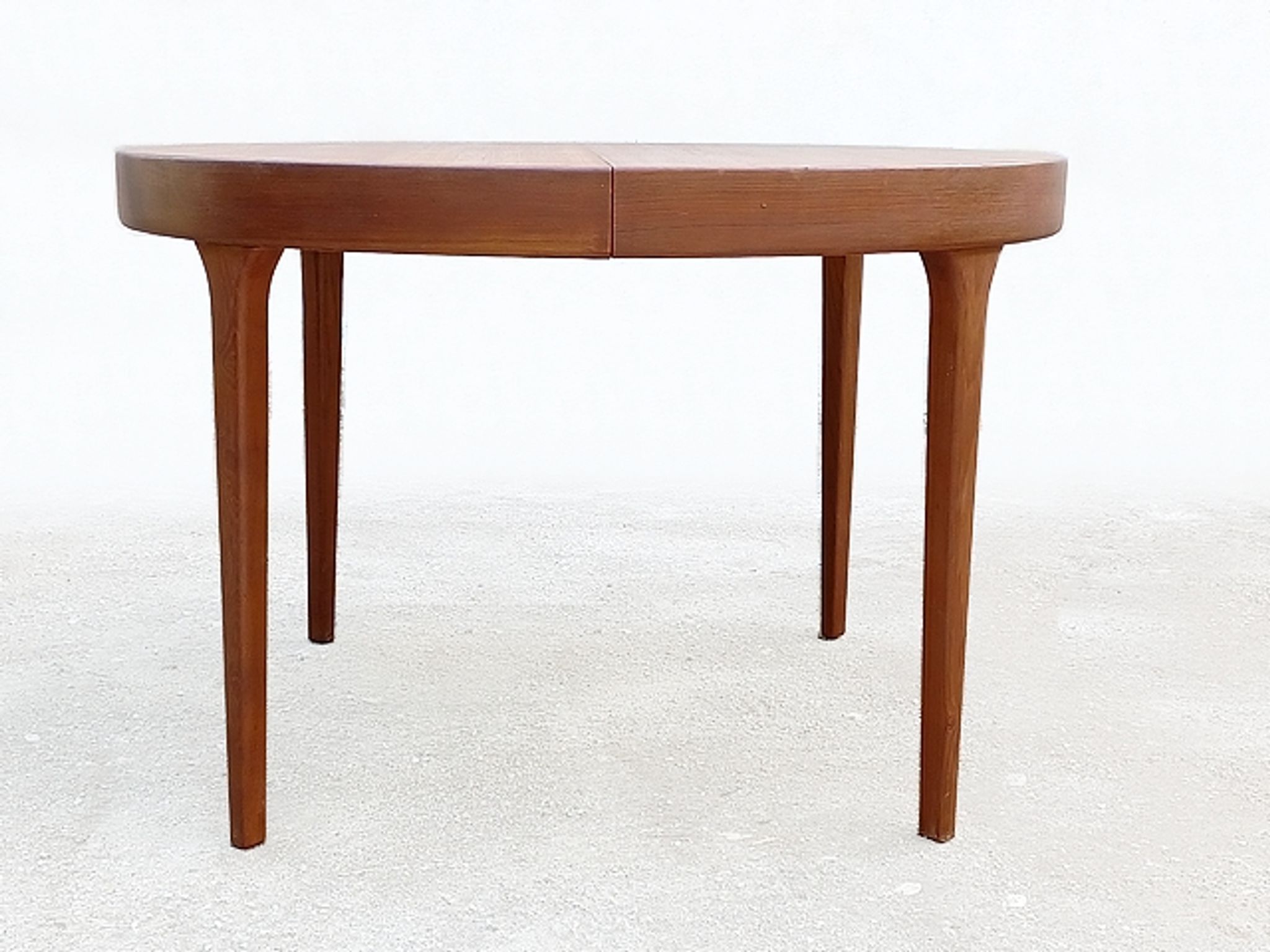 Danish round table by Oluf Th. Larsen Scandinavian teak vintage 1960