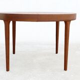 Danish round table by Oluf Th. Larsen Scandinavian teak vintage 1960