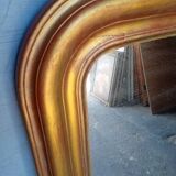 Louis Philippe mirror in gilded wood, 19th century - 88 cm