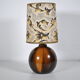 Lampe boule bois 1960
