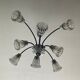 Lustre tulipe 8 feux des années 50-60