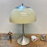 Lamp mushroom walking tulip Unilux France vintage design 70s