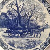 Large vintage dish, Delfts Blauw